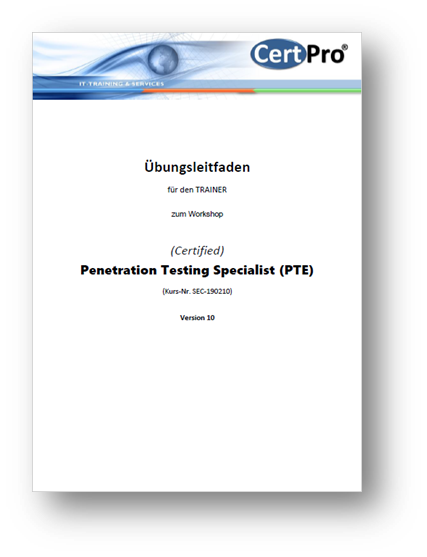 (Certified) Penetration Testing Specialist (PTS) - TRAINER-Pack