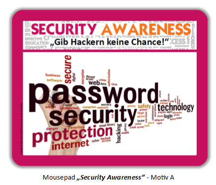 Mousepad "Security Awareness" - Motiv A